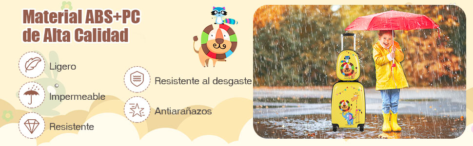  juego de equipaje de mano para niños