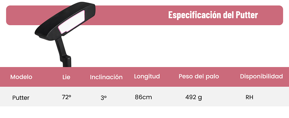 Juego completo de palos de golf para hombre con bolsa de soporte