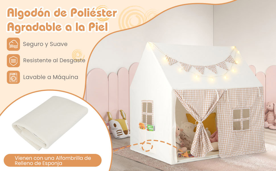 Carpa de princesa rosa