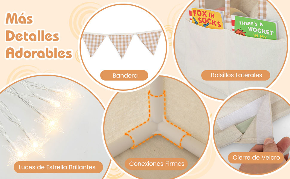 Carpa infantil rosa