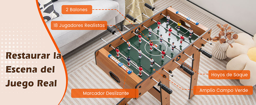 mesa de futbolito