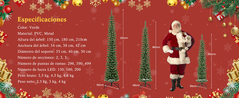 Árbol de Navidad slim