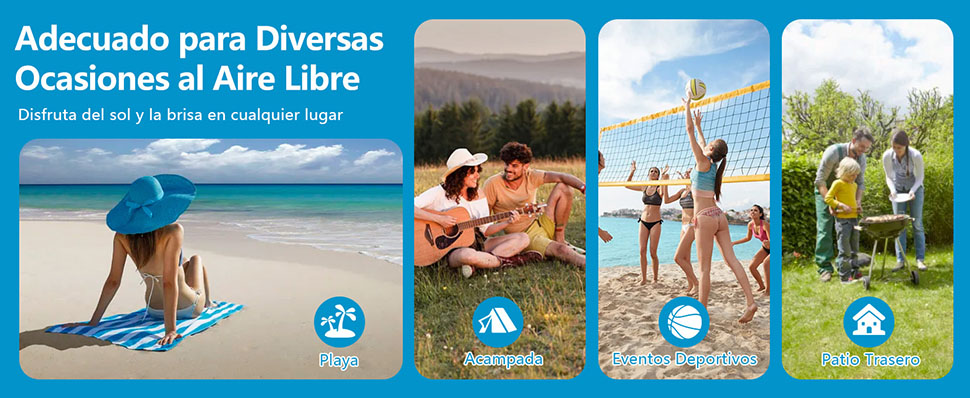 Silla playa reclinable