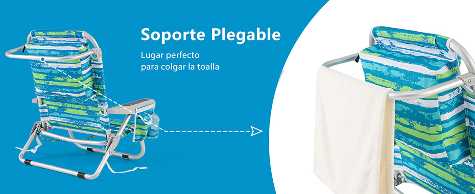 Silla con almohadilla cervical
