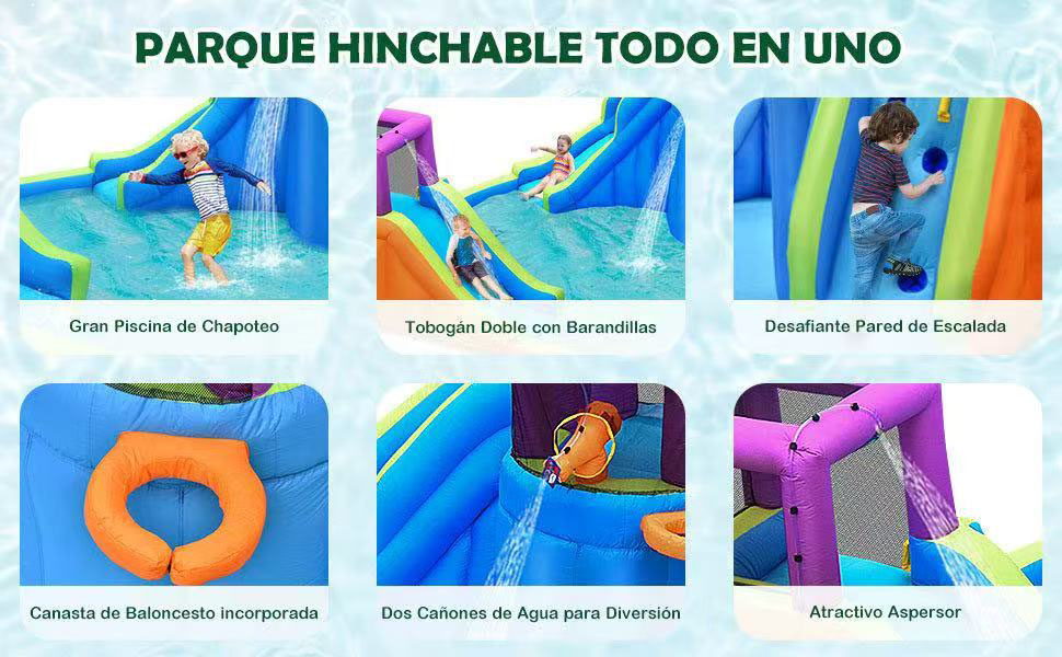 parque acuático inflable para niños