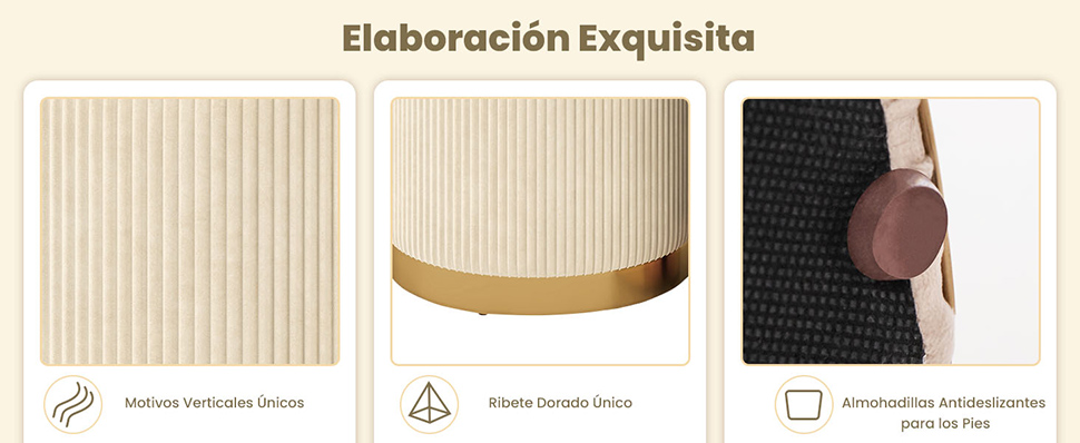 conjunto de 2 taburetes redondos