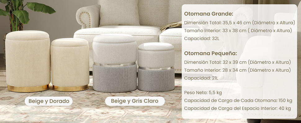 taburete moderno redondo