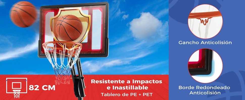 aro de baloncesto interior y exterior