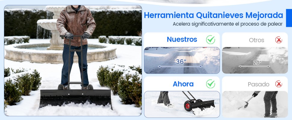 pala de nieve 