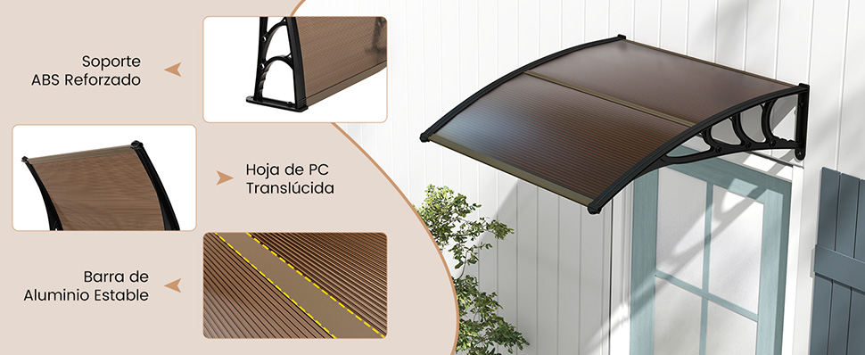 Marquesina para entrada