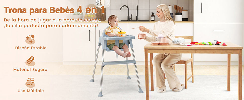 Trona para Bebés Convertible