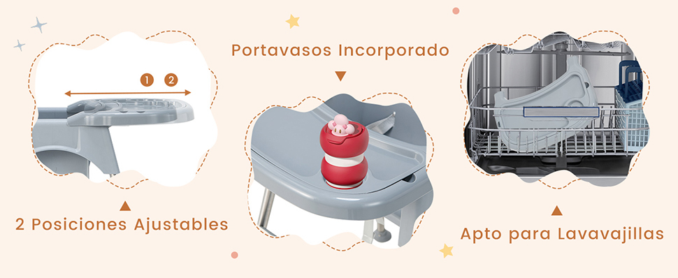 Silla alta bebé