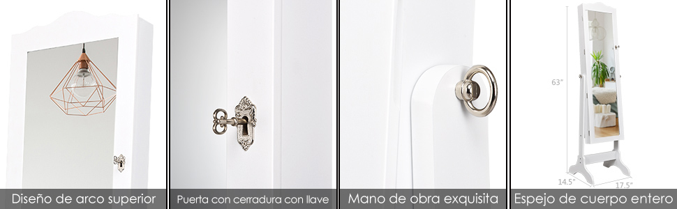 Gabinete joyas plegable
