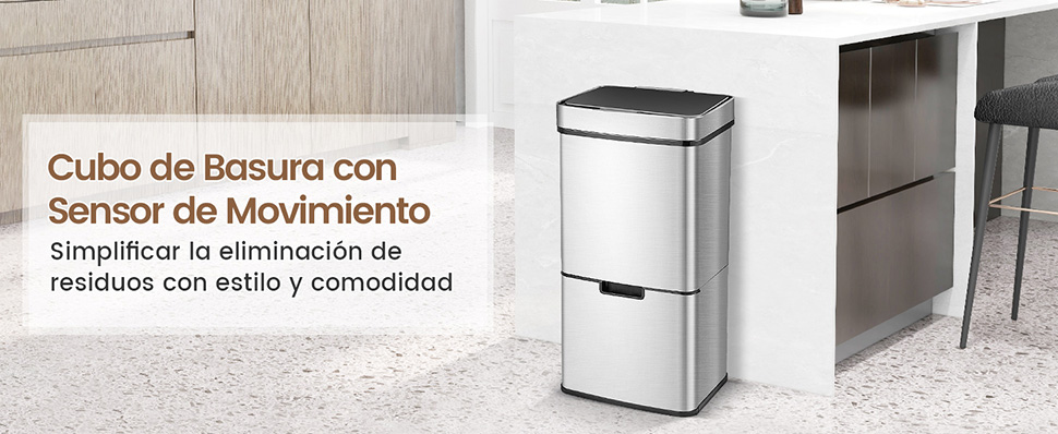 Cubo basura sensor