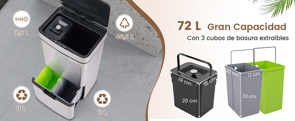 Cubo basura automático