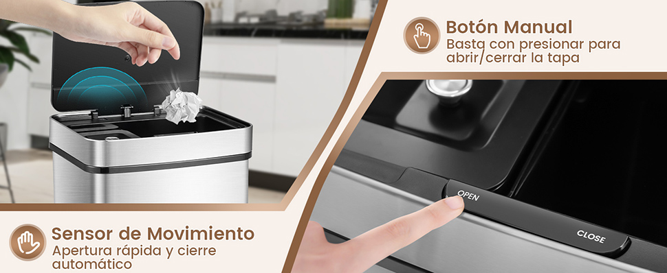 Cubo basura inteligente