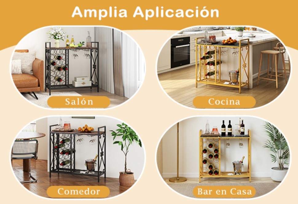 soporte para vino de piso