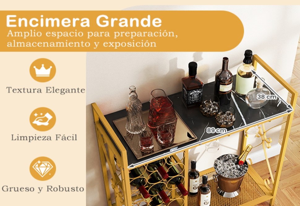 soporte para copas de vino