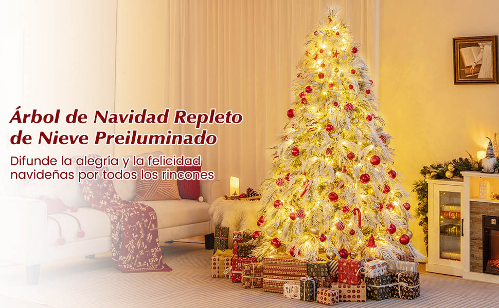 Árbol de Navidad blanco