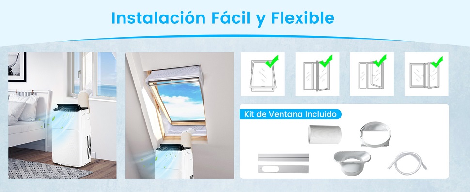 aire acondicionado con calefacción