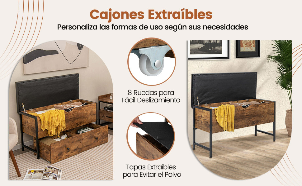 Cofre banco multifunción