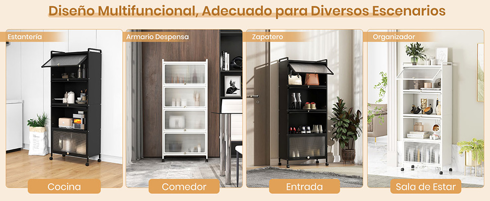 estantería de cocina de panadero