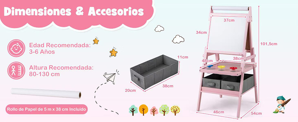 caballete para niños