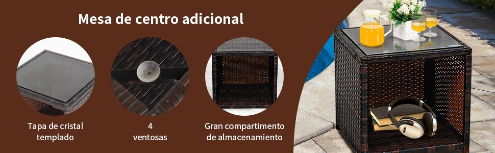 Set sillas en ratán
