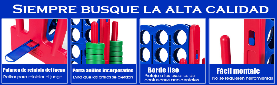 4 en raya gigante para familias