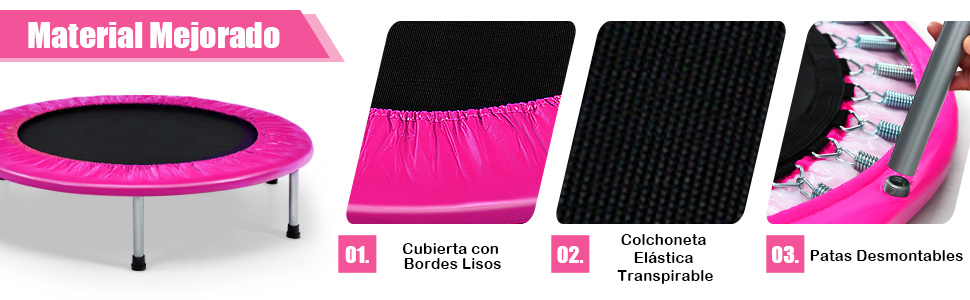 Cama elástica plegable