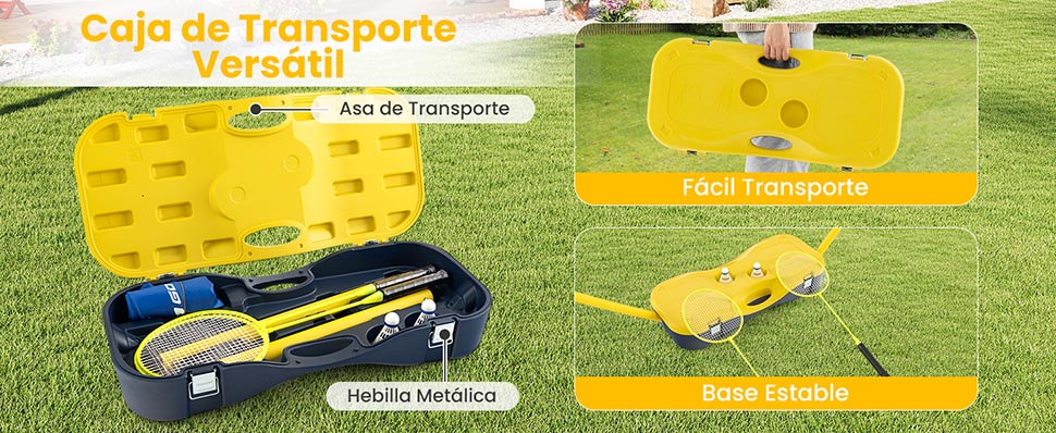 Juego de raquetas de bádminton