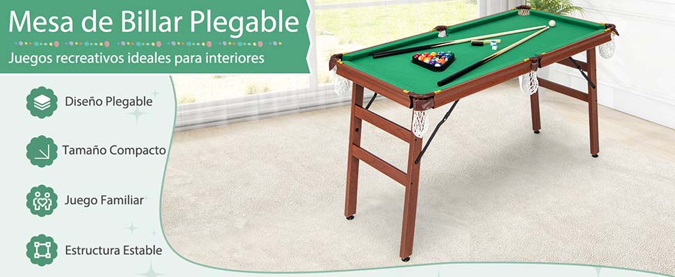 mesa de billar portátil