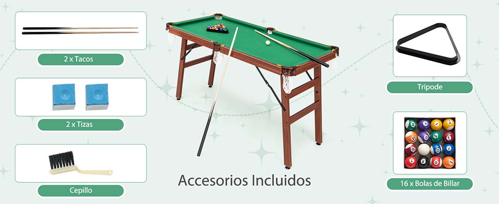 juego de mesa de billar