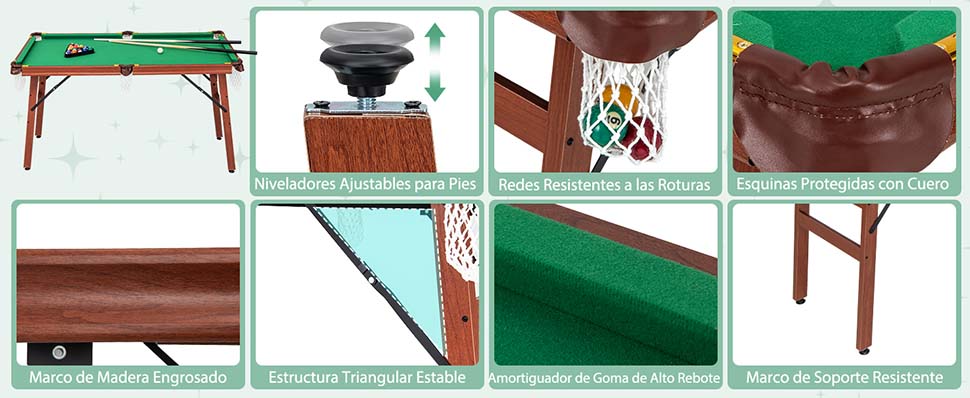 mesa de billar para principiantes