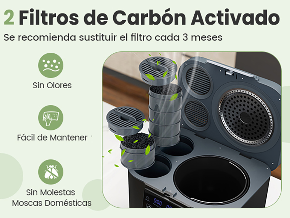 máquina de compostaje inteligente