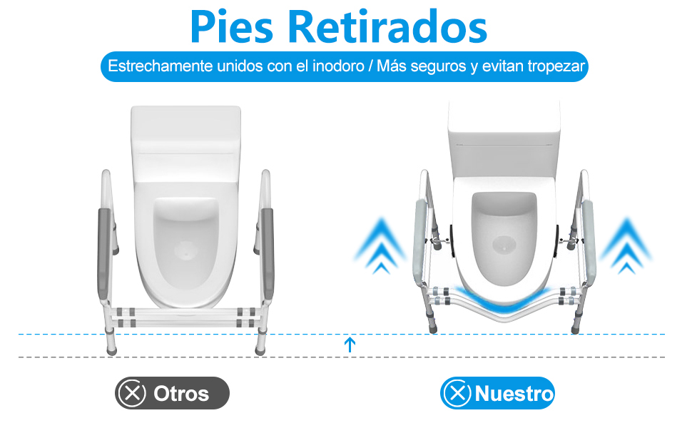 Asistente inodoro ancianos