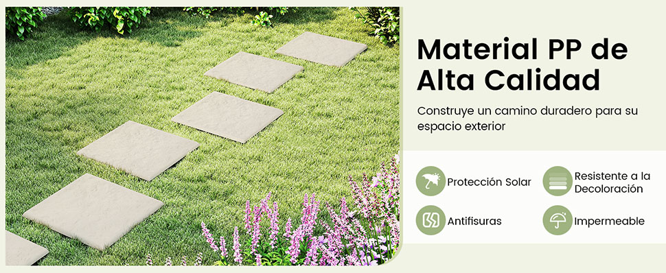 Peldaño para Pasarelas de Patio Beige
