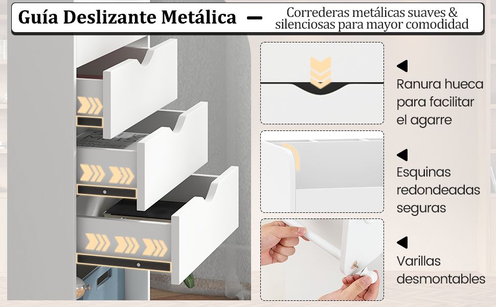 Carro con ruedas para baño
