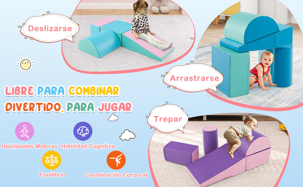 Juego espuma apilable