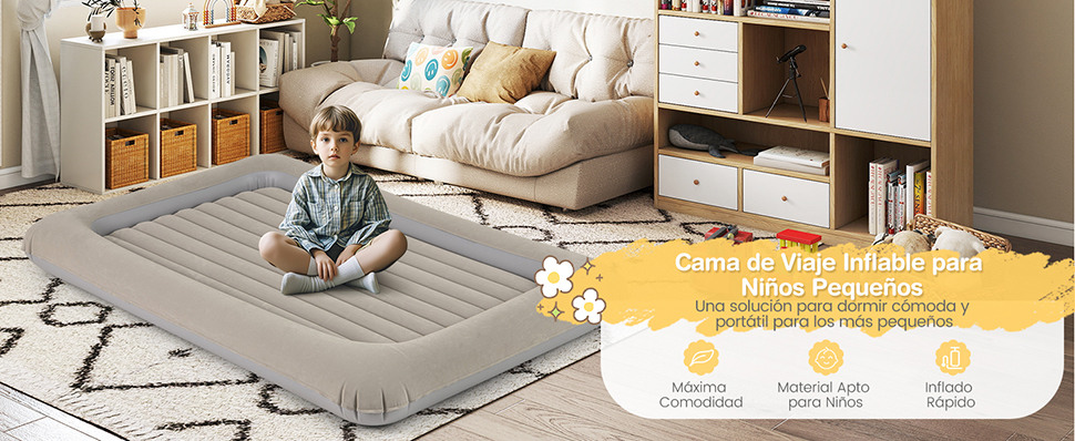 cama de viaje inflable