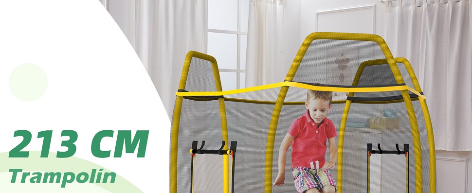 trampolín para interiores y exteriores para niños