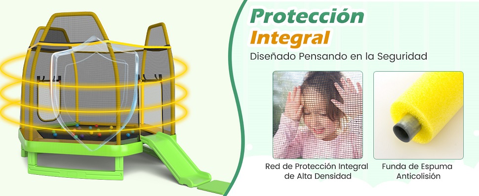 Trampolín para niños de 88 pulgadas