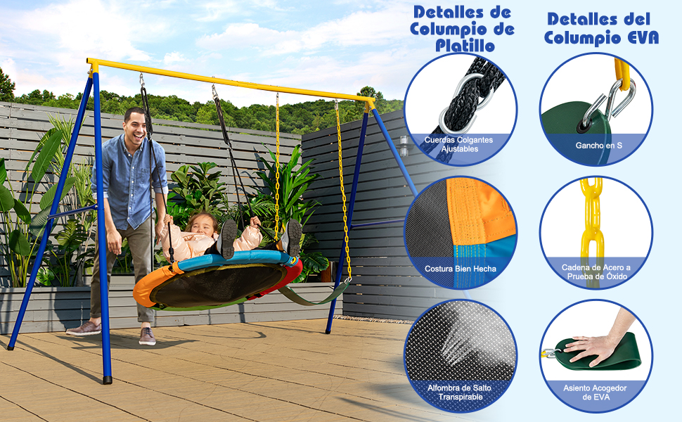 Columpio para niños y adultos