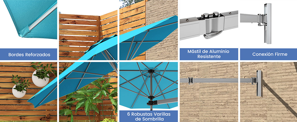 Toldo plegable para exterior