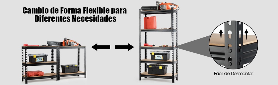 estante de almacenamiento