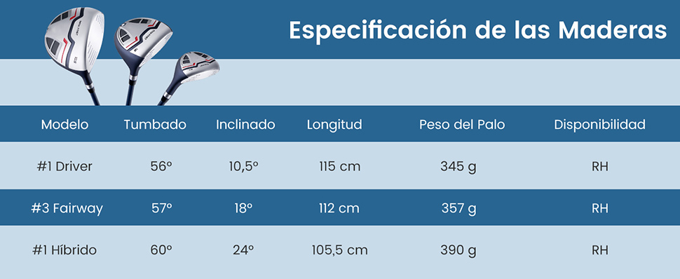 juego completo de palos de golf