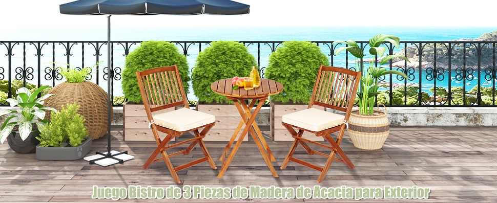 set 5 piezas bistró
