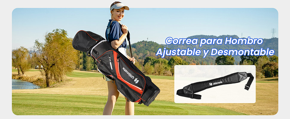 bolsa de carrito de golf con bolsillo refrigerante