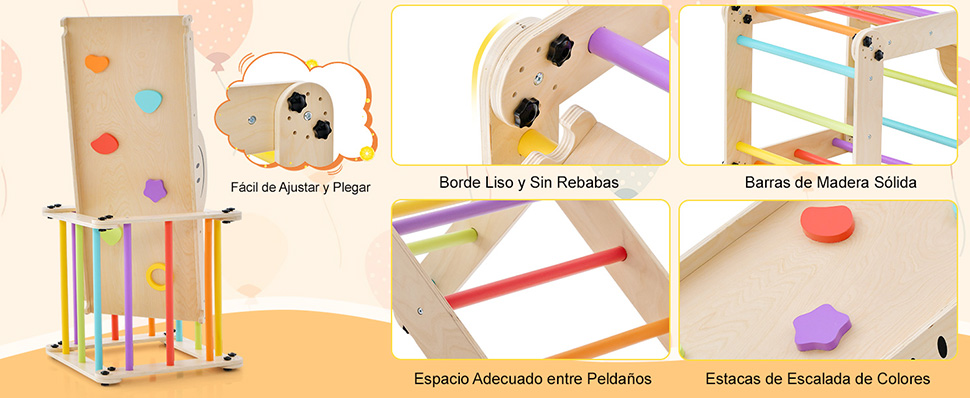 escalador para niños multifunción 