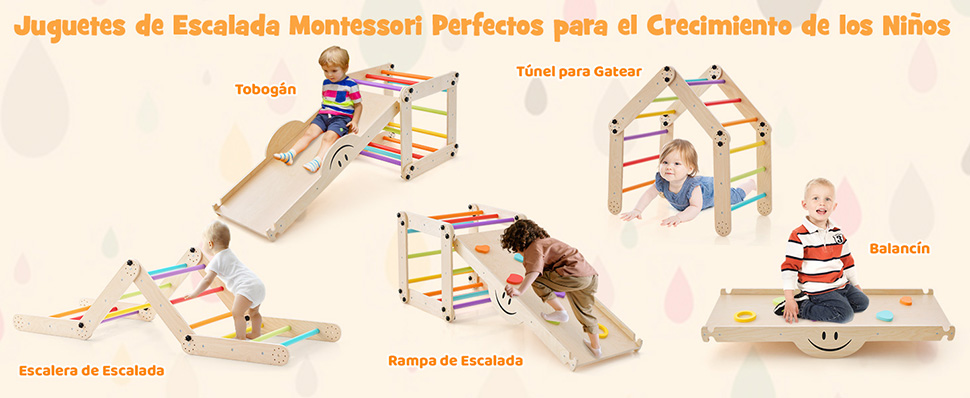 rampa deslizante y de escalada